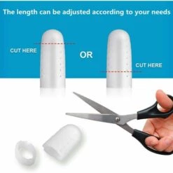 ILOVEMILAN Deux Paires De Protège-orteils En Silicone Avec Embouts Respirants Pour Les Gros Orteils Et Autres Petits Orteils Pour éviter Les Ampoules, Les Cors Et Les Callosités. (grand) -Protection des voies respiratoires Soldes 65645822 3