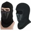 ZHUOXUAN Masque Anti-poussière, Unisexe Duveteux Mode Cagoule Coupe-vent Coupe-vent Vélo Cyclisme Accessoires De Moto Masque Facial Temps Froid Chapeau Cou Casque Sport De Plein Air Ski Paintball Casquette De Pêche, Noir -Protection des voies respiratoires Soldes 65648725 1
