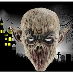 CADEAUX Halloween Cosplay Horreur Masque Effrayant Masque Effrayant Monstre Masque Halloween Costume Halloween Sans Bouche Alien Horreur Alien Masque Live Props -Protection des voies respiratoires Soldes 65681557 4