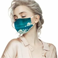 YEURIé Lot De 50 Masques Jetables 3 Plis, Respirants Et Confortables, Pour Femmes, Filles, Adolescentes, A-Tie-Dyed-Bd -Protection des voies respiratoires Soldes 65723653 5