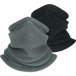YOOUYIDA Cache-Cou Homme Et Femme,Tour De Cou Echarpe Multifonction Polaire Coupe-Vent Cache-Cou Masque Cagoule Masque Respirant Beanie Pour Cyclisme Ski Outdoor Sport Taille Unique(1 Paquet)