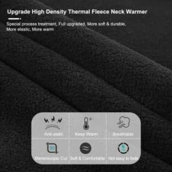 YOOUYIDA Cache-Cou Homme Et Femme,Tour De Cou Echarpe Multifonction Polaire Coupe-Vent Cache-Cou Masque Cagoule Masque Respirant Beanie Pour Cyclisme Ski Outdoor Sport Taille Unique(1 Paquet) -Protection des voies respiratoires Soldes 65811642 4