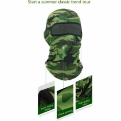 LITZEE 2pcs Masque Facial Balaclava,LITZEE Balaclava Masque Multifonctionnel Temps Froid Ski Balaclava Chapeau Cagoule Moto Masque De Ski - Taille Universelle Camouflage Windproof Mask Masque De Protection -Protection des voies respiratoires Soldes 65817797 3