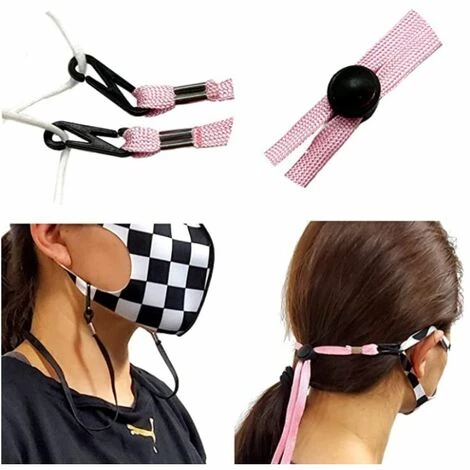 LITZEE 5-Longe De Masque, Sangle D'extension De Crochet D'oreille,Sangle De Cou De Couverture De Visage Portable,Cordon De Lunettes, Sangle De Lunettes, Chaîne De Lunettes De Soleil, Corde De Lunettes Masque De Protection 4 LITZEE 5-Longe De Masque, Sangle D'extension De Crochet D'oreille,Sangle De Cou De Couverture De Visage Portable,Cordon De Lunettes, Sangle De Lunettes, Chaîne De Lunettes De Soleil, Corde De Lunettes Masque De Protection – Image 2