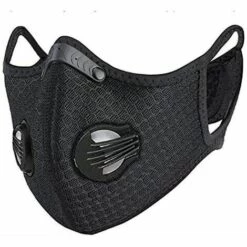 LITZEE Masque-Anti-poussière Formation Anti-Smog Masque Protecteur Protection Running Contre La Poussière Masques Vélo Filtre De Carbone (Black Hanging Ear,2 Pièce) Masque De Protection