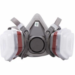 MINKUROW Masque Protection 8 In 1, Masque Peinture, Réutilisable Avec Filtre Anti Poussière,Masque A Gaz Respiratoire Avec Filtre Pour Pulvérisation,Peinture,Travaux, Produits Chimiques,Bricolage,Ponçage -Protection des voies respiratoires Soldes 65957347 2