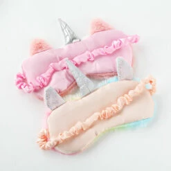 BENOBBY KIDS Lot De 2 Masque Pour Les Yeux De Sommeil, Masque Pour Les Yeux Animaux Masque Pour Les Yeux De Dessin Animé En Peluche Masque Pour Les Yeux Respirant De -Protection des voies respiratoires Soldes 65974899 3