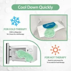 ILOVEMILAN Masque Pour Les Yeux En Gel De PVC, Masque Pour Les Yeux à Glace Froide, Masque Pour Les Yeux De Sommeil, Masque Pour Les Yeux Chauds, Sac De Glace (vert) -Protection des voies respiratoires Soldes 65986561 5