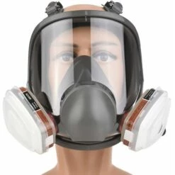 CSPARKV Respirateur Réutilisable 16 En 1 à Couverture Complète Respirateur à Vapeur Organique Pour La Peinture, Le Polissage, Le Soudage Et Autres Travaux De Protection Masque à Gaz Masque + Cartouche Filtrante Housse En Coton + 10 Pièces De Coton Gratuites 9 CSPARKV Respirateur Réutilisable 16 En 1 à Couverture Complète Respirateur à Vapeur Organique Pour La Peinture, Le Polissage, Le Soudage Et Autres Travaux De Protection Masque à Gaz Masque + Cartouche Filtrante Housse En Coton + 10 Pièces De Coton Gratuites -Protection des voies respiratoires Soldes 66016962 3