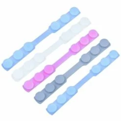 HELLO KITTY BAIN Rallonge De Masque En Silicone Sangle De Réglage Du Masque Boucle Auxiliaire Du Masque Clip D'oreille En Silicone 5 Pièces