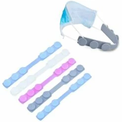 HELLO KITTY BAIN Rallonge De Masque En Silicone Sangle De Réglage Du Masque Boucle Auxiliaire Du Masque Clip D'oreille En Silicone 5 Pièces -Protection des voies respiratoires Soldes 66074228 5