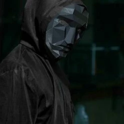 CSPARKV Masque De Jeu, Masque De Costume De Jeu De Calmar, Accessoires De Mascarade De Cosplay De Téléréalité De Survie, Accessoires D'homme De Masque D'horreur Pour Les Amateurs De Drame Télévisé Masque De Masque De Jeu Masque BOSS 2pcs à Vendre -Protection des voies respiratoires Soldes 66096619 3