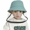 CSPARKV Bonnet De Protection Bonnet Anti-salive Bébé Masque Transparent Chapeau Seau Chapeau De Soleil Pur Coton Printemps Et été Chapeau De Pêcheur Chapeau De Soleil Plein Air école Anti-salive Chapeau De Pêcheur Coton Bébé Chapeau Garçon Et Fille Bassin De Prot -Protection des voies respiratoires Soldes 66096626 1