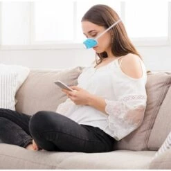 CSPARKV Dispositif Anti-ronflement, Dispositif Anti-ronflement Efficace, Dispositif Anti-ronflement, Dispositif Anti-ronflement Dilatateur Nasal Dispositif Anti-ronflement Respiratoire Intelligent Bleu -Protection des voies respiratoires Soldes 66096627 3