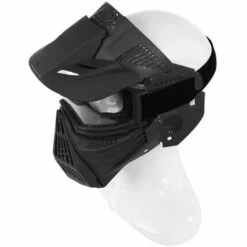 CSPARKV Masque Tactique Masque De Protection Extérieur Anti-buée Équitation Lunettes De Chasse Lunettes Militaires Pour Cs Field Airsoft Paintball Lentilles De Protection Équitation Grand Masque De Protection Noir -Protection des voies respiratoires Soldes 66096661 3