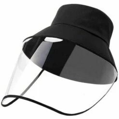 CSPARKV Casquette Anti-buée, Chapeau De Soleil, Visière Anti-poussière Amovible Avec Visière Transparente Visible Pour L'extérieur, Les Voyages, Le Travail