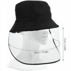 CSPARKV Casquette Anti-buée, Chapeau De Soleil, Visière Anti-poussière Amovible Avec Visière Transparente Visible Pour L'extérieur, Les Voyages, Le Travail -Protection des voies respiratoires Soldes 66096678 3