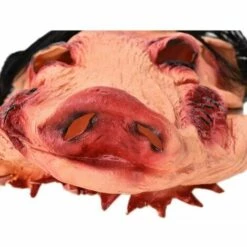 CSPARKV Halloween Latex Tête De Porc Masque Avec Cheveux Animal Masque Cochon Horreur Horreur Costume Accessoires Fantaisie Dress Up Halloween Mascarade Carnaval Cosplay Partie Fantaisie Masque Avec Cheveux Tête De Porc Masque Parodie Horreur Masque Avec Cheveux -Protection des voies respiratoires Soldes 66096690 5