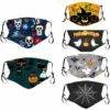 CADEAUX Lot De 6 Masques Faciaux Boucliers D'Halloween, Masques De Bouclier D'Halloween Réutilisables Lavables, Masques De Costume D'Halloween (adulte) Combinaison Deux -Protection des voies respiratoires Soldes 66169962 1