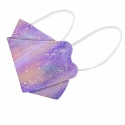 YOOUYIDA Masque Chirurgical Médical Masque De Protection 10 Pcs 3 Plis Masques Premium Adulte Protection , Protection Respiratoire Masques Jetables - Ciel étoilé Violet -Protection des voies respiratoires Soldes 66260937 3