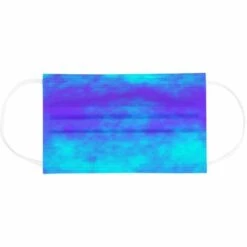 YOOUYIDA Masque Jetabl 50PC Type De Poisson Jetable 3D Avec élément De Fleur Pour Adultes, Coloré Et Respirant Avec Plaquettes Nasales, Masquesavec Motif Imprimé-Tapez E -Protection des voies respiratoires Soldes 66261351 4