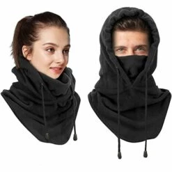 PERLE RARE Balaclava Chapeau Cagoule Masque De Ski Hiver Coupe-Vent Masques Polaire Chapeau Multifonction Balaclava Masque Facial Pour Moto Ski Course à Pied Vélo Sports Plein Air Unisexe