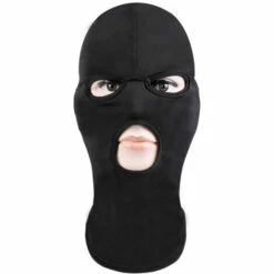 PERLE RARE Masque Intégral à 3 Trous, Cagoule Fine Pour Moto, Vélo, Chasse, Cyclisme, Ski -Protection des voies respiratoires Soldes 66331918 2