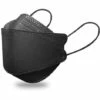BF 100 Pièces De Masques KF94 3D Stéréoscopiques Quatre Couches Protectrices Respirantes Adultes (noir) -Protection des voies respiratoires Soldes 66333620 1