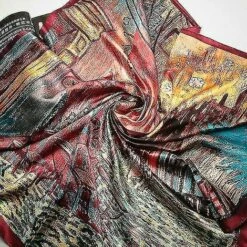 ZHUOXUAN Foulards Carrés En Soie Van Gogh Pour Femmes -Protection des voies respiratoires Soldes 66356084 3