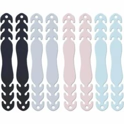 YOOUYIDA Extension De Masque Pour Masque Extension Extension De Masque Lot De 20 Extensions Pour Masque En Silice Avec Crochet, Pour Adultes Et Enfants