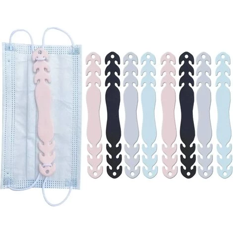 YOOUYIDA Extension De Masque Pour Masque Extension Extension De Masque Lot De 20 Extensions Pour Masque En Silice Avec Crochet, Pour Adultes Et Enfants 4 YOOUYIDA Extension De Masque Pour Masque Extension Extension De Masque Lot De 20 Extensions Pour Masque En Silice Avec Crochet, Pour Adultes Et Enfants – Image 2