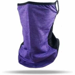 YOOUYIDA Écharpe à Vélo à Vent, Ice Mesh Mesh Ear Mask Outdoor Riding Sunscreen Respirant Neck Cover, Divers Violet Sports Unisex Bandeau Coupe-Vent Beanie Taille élastique Universel