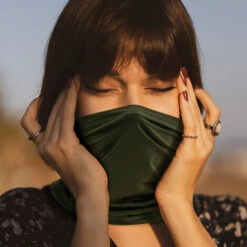 2pcs Tour De Cou Élastique Multiusage Pour Homme Et Femme Pour La Moto, Le Ski, La Randonnée, Le Cyclisme Et D'autres Sports De Plein Air, Adélala -Protection des voies respiratoires Soldes 66378515 5