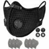 Masque Anti-poussière Lavable Réutilisable Avec 6 Filtres Pour La Course à Pied, Le Cyclisme, Les Activités De Plein Air, Adélala -Protection des voies respiratoires Soldes 66379156 1