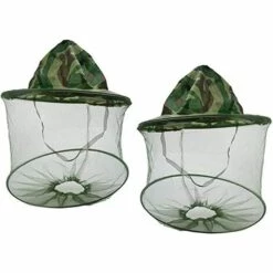3pcs Pêche Accessoires Apiculteur Chapeau Voile Masque Anti Abeille Moustiques Insectes Bug Fly Hat Équipement Protection Du Visage Avec Net Mesh Pour Le Camouflage De Plein Air Pêche Adélala