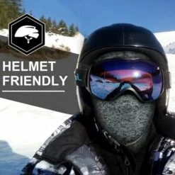 FUIENKO Cagoule Polaire D'hiver Pour Moto, Masque Facial Pour Motocross, Cyclisme, Ski, Patinage, Casquette Pour Hommes,01 -Protection des voies respiratoires Soldes 66414837 4