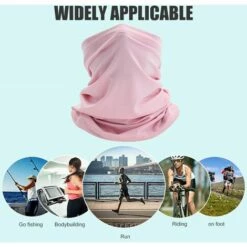 FUIENKO Foulards De Camping, De Randonnée, De Cyclisme, De Sport En Plein Air, Pour Hommes Et Femmes,France,Black -Protection des voies respiratoires Soldes 66414885 3