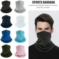 FUIENKO Foulard De Sport Pour Hommes Et Femmes, Couvre-chef De Tête, Cou, Pare-soleil, Guêtre, Bandana, Anti-poussière, Pêche En Plein Air, Coupe-vent,France,Camouflage Orange -Protection des voies respiratoires Soldes 66414988 2