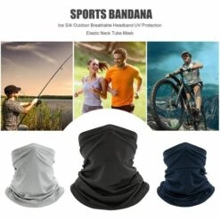 FUIENKO Foulard De Sport Pour Hommes Et Femmes, Couvre-chef De Tête, Cou, Pare-soleil, Guêtre, Bandana, Anti-poussière, Pêche En Plein Air, Coupe-vent,France,Camouflage Orange -Protection des voies respiratoires Soldes 66414988 4