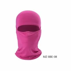 FUIENKO Masque Facial Pour Moto D'été, Cagoule De Ski, Fantôme Crâne Motard, Bouclier Respirant, 8 Couleurs,Pink