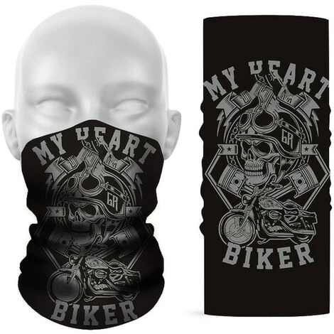 FUIENKO Masque Facial Demi-visage Pour Moto Harley Moto, écharpe De Moto Respirante, Bandana, Cagoule, Motif Tête D'aigle,1 3 FUIENKO Masque Facial Demi-visage Pour Moto Harley Moto, écharpe De Moto Respirante, Bandana, Cagoule, Motif Tête D'aigle,1
