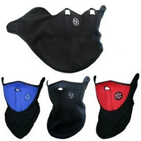 FUIENKO Masque De Protection Facial Pour Casque De Vélo, Pour Le Vent Et Le Froid,black 5 FUIENKO Masque De Protection Facial Pour Casque De Vélo, Pour Le Vent Et Le Froid,black – Image 3