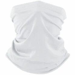 FUIENKO Masque Facial Pour Moto, Cagoule D'été Pour Cyclisme, Motocross, Vtt, Protection Solaire Respirante, Cache-Tube, écharpe,White