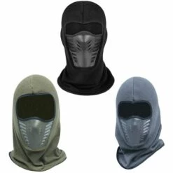 FUIENKO Masque De Protection Thermique En Polaire Pour Moto, Couverture Faciale Complète Pour Temps Froid Avec Ventilation, Protection Faciale D'hiver Respirante Pour Le Ski, L'équitation Et La Course à Pied,CN,green 8 FUIENKO Masque De Protection Thermique En Polaire Pour Moto, Couverture Faciale Complète Pour Temps Froid Avec Ventilation, Protection Faciale D'hiver Respirante Pour Le Ski, L'équitation Et La Course à Pied,CN,green -Protection des voies respiratoires Soldes 66415145 2