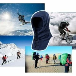 FUIENKO Masque Complet Polaire Pour Hommes Et Femmes, Cagoule, Cagoule, Cache-cou, Sport D'hiver, Ski, Masque Tactique, Masque De Soleil Moto,green -Protection des voies respiratoires Soldes 66415156 5