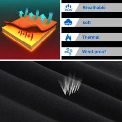 FUIENKO Demi-masque Polaire D'hiver Pour Moto, Cagoule, Coupe-vent, Ski, Chauffe-cou, Motocross, Motard, Bandana Pour Hommes Et Femmes,Dark Blue -Protection des voies respiratoires Soldes 66415163 4