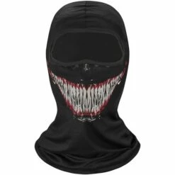 FUIENKO Cagoule De Protection Solaire Pour L'extérieur, Crâne De Moto, Casque D'équitation à Séchage Rapide, Casquette De Doublure, Masque De Ski Venom, Couvre-chef De Vélo Vtt,S04 -Protection des voies respiratoires Soldes 66415180 3