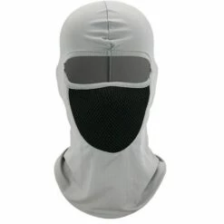 FUIENKO Masque Facial Complet Pour Moto, Protection De Cyclisme, Anti-poussière, Cagoule, Chapeau, Lycra, Ski D'extérieur, CS, Guêtre De Cou,France,Light Grey
