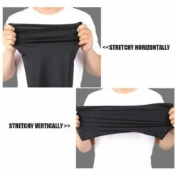 FUIENKO Cache-nez Bandana Rafraîchissant Pour Hommes, Demi-masque Respirant, Cache-cou, Pour Vélo De Montagne, Motocross, équitation, été,Black -Protection des voies respiratoires Soldes 66415223 5