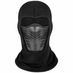 FUIENKO Cagoule De Cyclisme 3D Pour Moto, Masque Facial, Bandana Respirant, écharpe Complète, Chapeau De Ski, Protection SunUV Pour L'équitation,CN,black